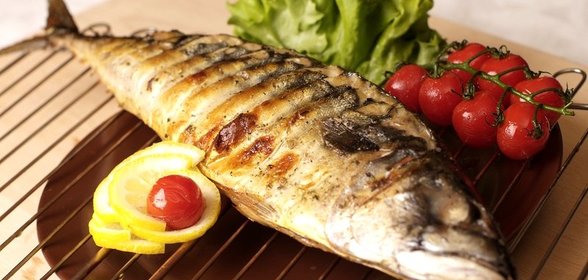 Скумбрия на решетке