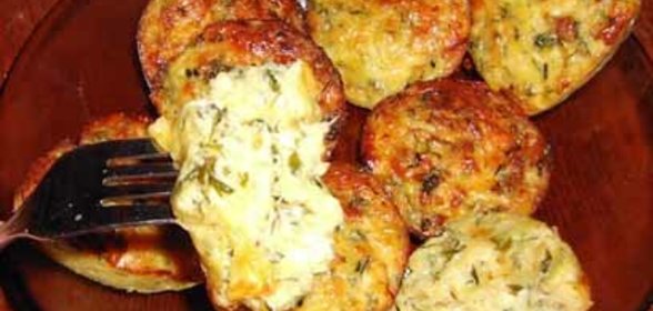 Mаффины с сыром и кабачком