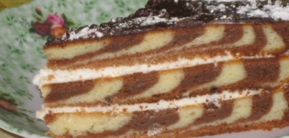 Торт «Зебра»