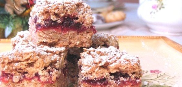 Овсяное печенье с джемом