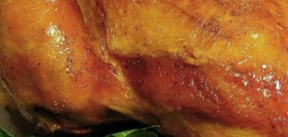 Пельмени с жареным куриным мясом и бульоном