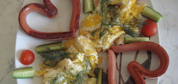 Яичница для любимого