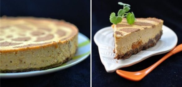 Тыквенный чизкейк с курагой
