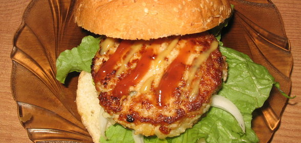 Слоёная котлета(для гамбургера)