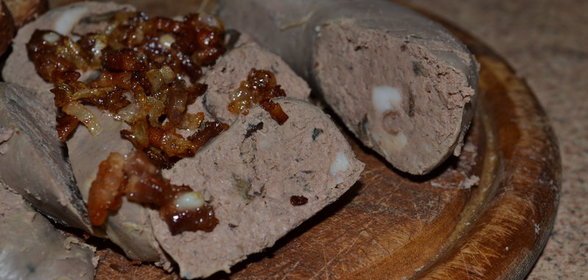 Литовская печеночная колбаса с лесными грибами ФМ Колбаска