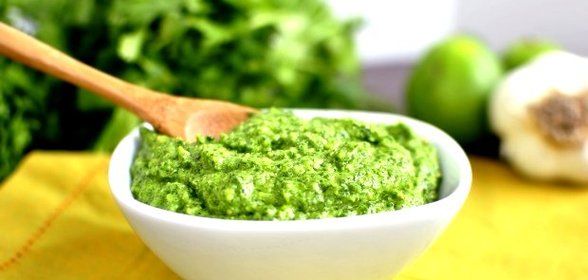 Песто с кинзой