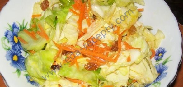 Капуста и морковь с уксусом провансаль