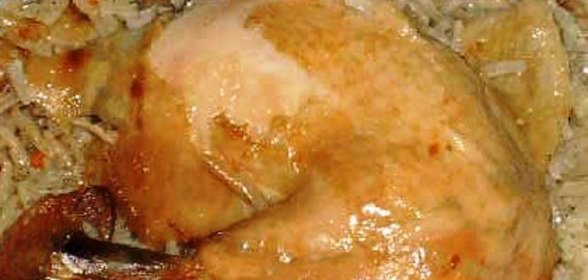курица фаршированная рисом
