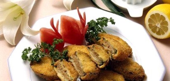 Куриные зразы с грибной начинкой