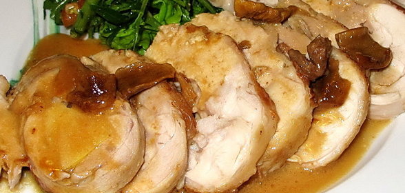 Фаршированные куриные окорочка