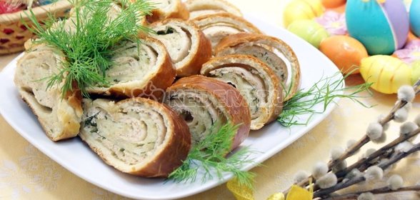 Рулет с рыбой