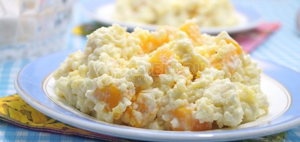 Пшённая каша с тыквой