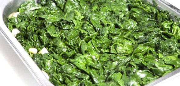 Бланшированный шпинат
