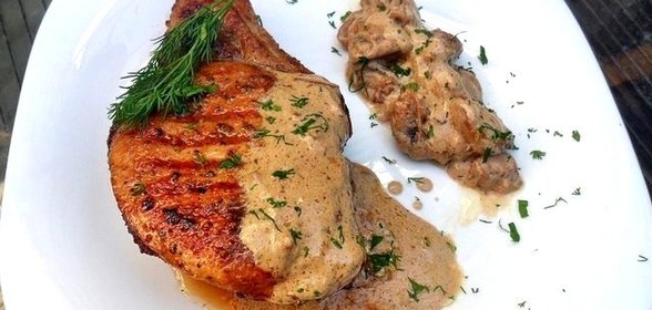 Стейк из корейки