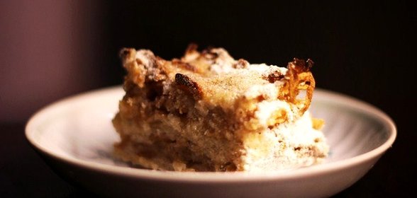 Насыпной яблочный пирог