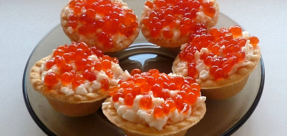 Начинка для тарталеток с икрой