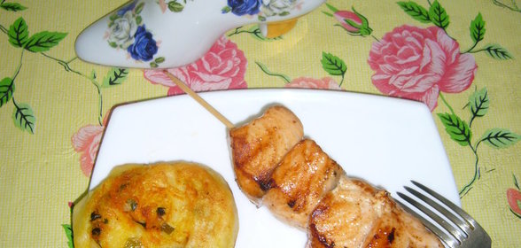 Сёмга на гриле