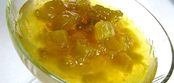 Варенье из ревеня в мультиварке