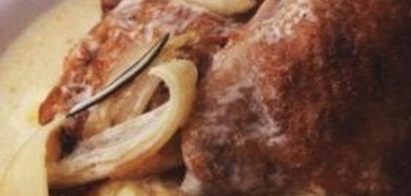 Пирог с инжиром и козьим сыром