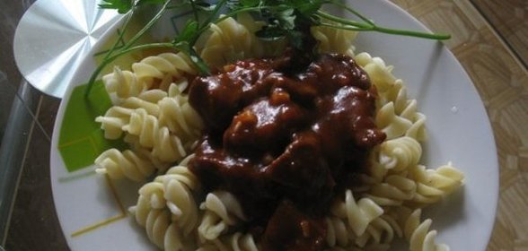 Мясо в кисло-сладком соусе