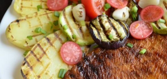 Огненный стейк -гриль из индейки