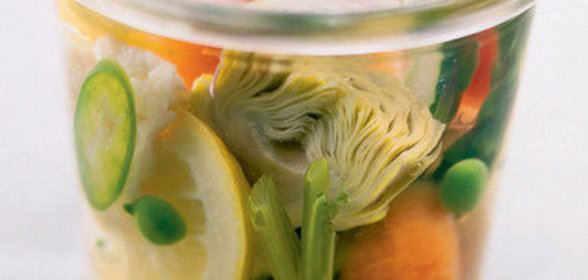 Овощи в лимонном маринаде