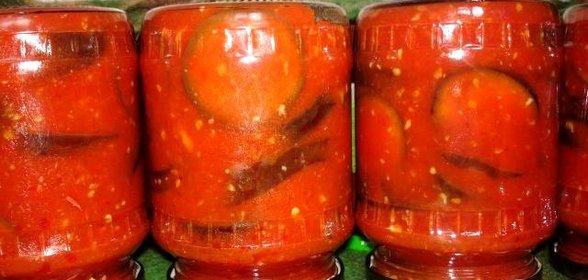 Баклажаны в аджике