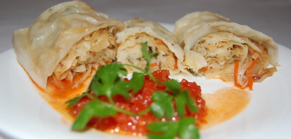 Ханум с квашенной капустой