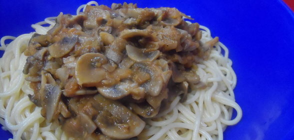 Паста с грибным соусом