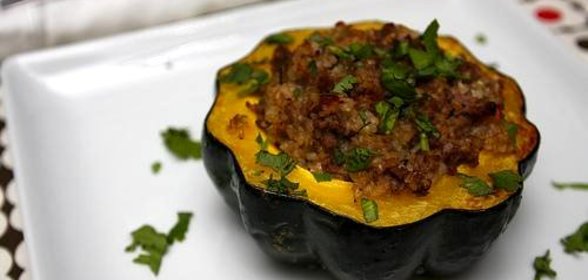 Фаршированный сквош в марокканском стиле