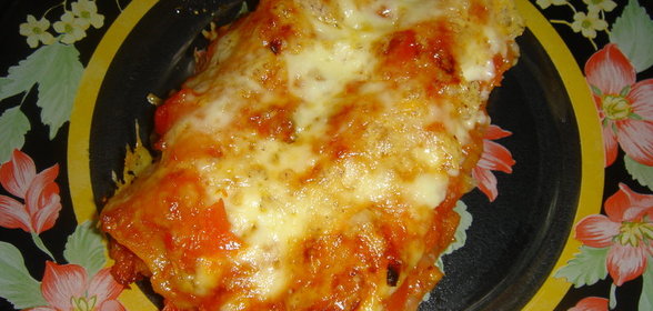 Каннеллони с ветчиной