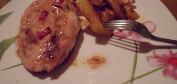 Карамелизированное куриное филе в бальзамическом уксусе