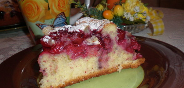 венский вишневый пирог