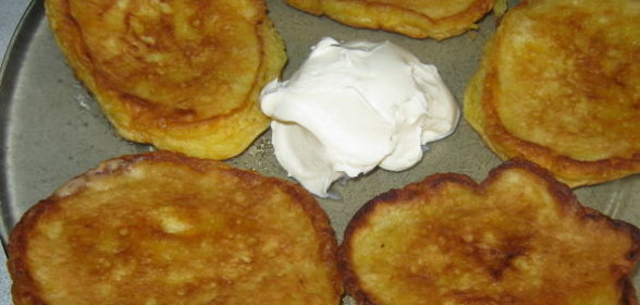 Блины с яблочной начинкой