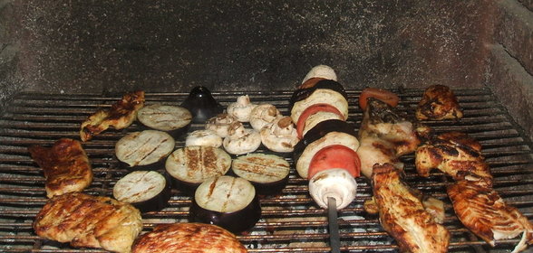 индюшинная грудинка в горчице для гриля