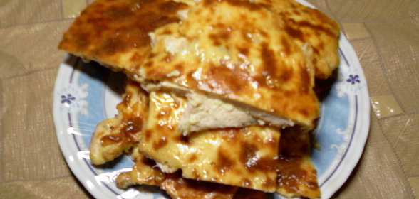 Куриные отбивные запеченные под шубкой