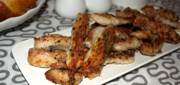 Запеченные кусочки индейки