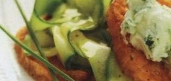 Тосты с мясной котлетой