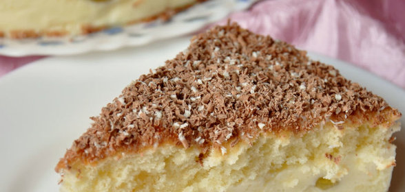 Торт с апельсиновым муссом