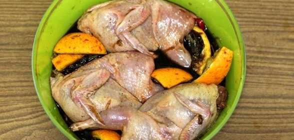 Маринад для перепелов на гриле