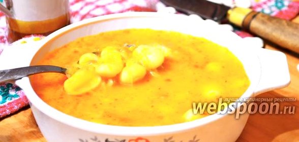 Фасолевый суп с квашеной капустой по-венгерски