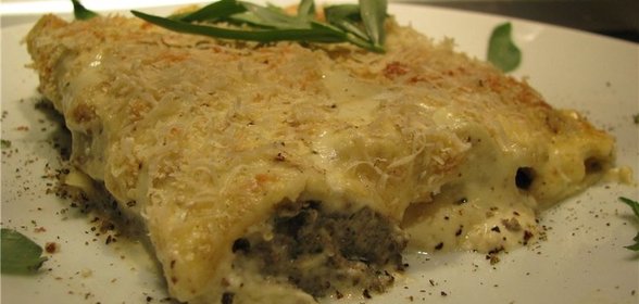 канеллиони с печенью