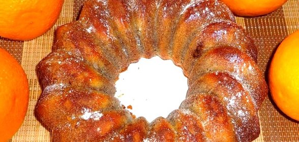 Шоколадно-ванильный кекс