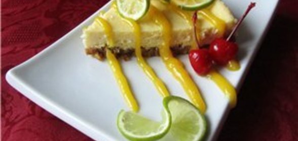 Лаймовый чизкейк