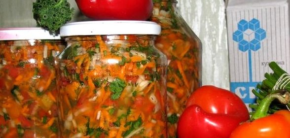 Заправка из моркови и лука на зиму