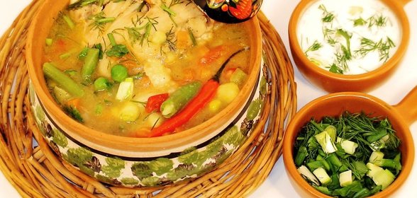 Овощное рагу с куриными бедрышками ( Тест-драйв)