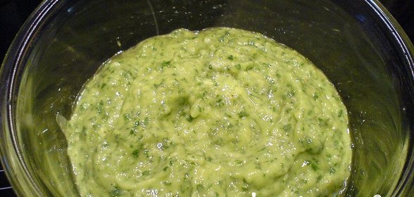 Соус зелёный с авокадо