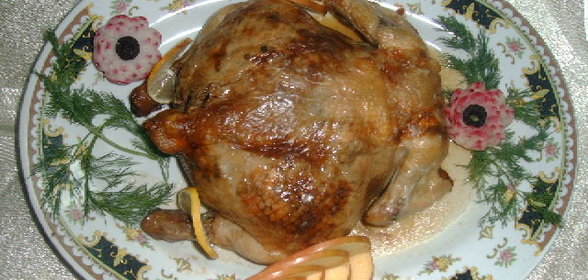 Курица фаршированная