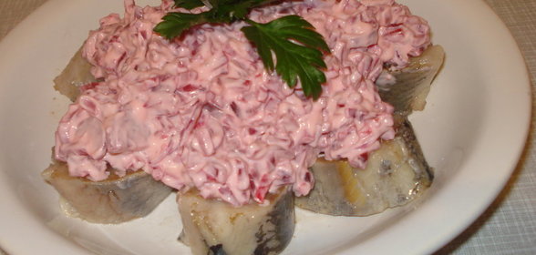 Сельдь в розовом плаще