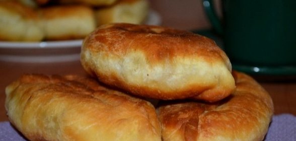 Пирожки на сухих дрожжах